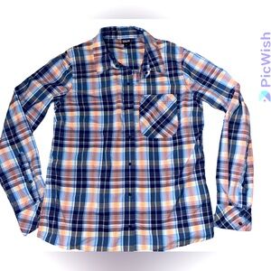 Patagonia Havasu Plaid Button Down Lightweight Shirt medium